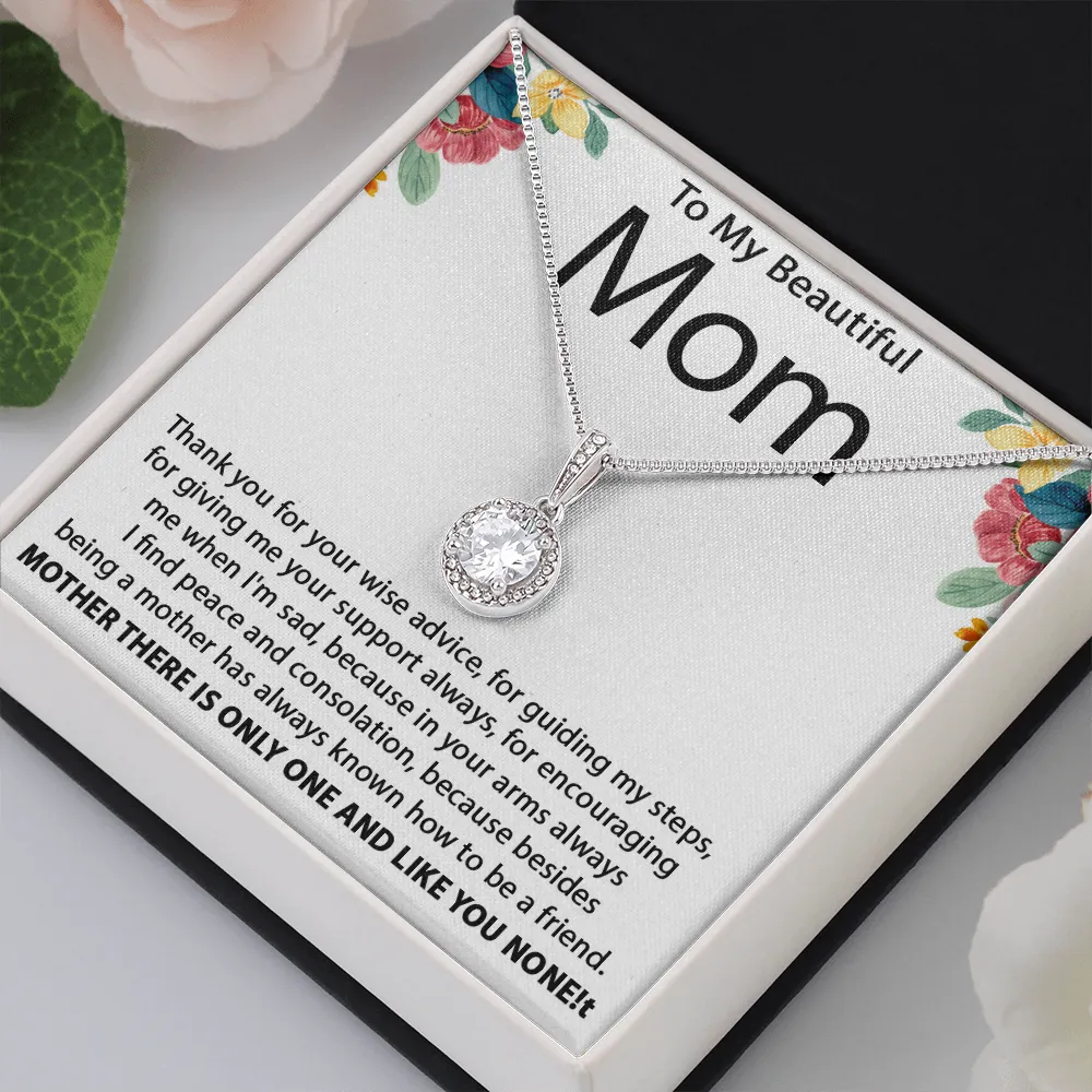 To my beautiful mom / Eternal Hope Necklace