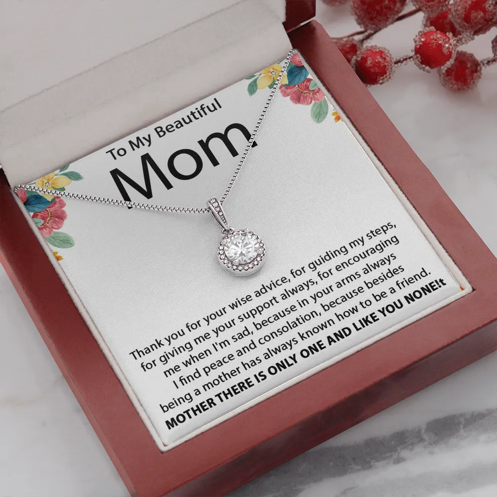 To my beautiful mom / Eternal Hope Necklace