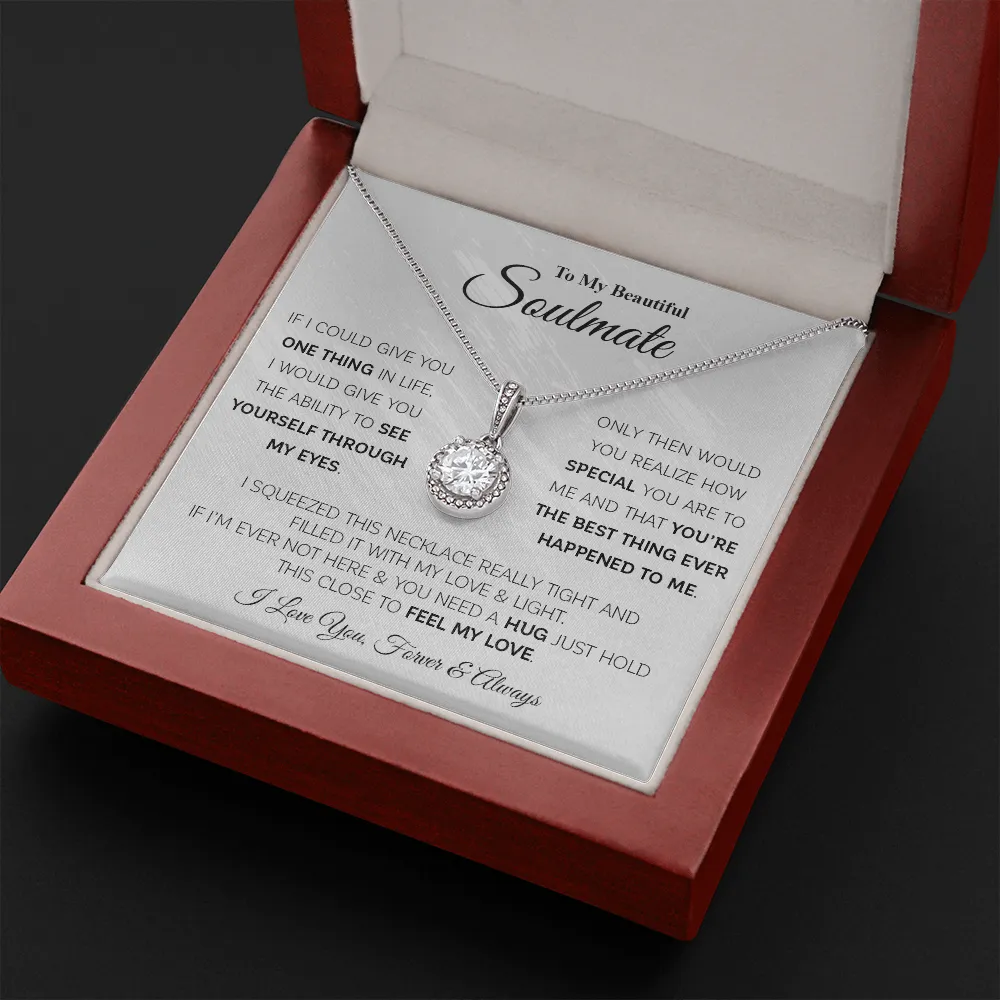 To My Beautiful Soulmate | Eternal Hope Necklace