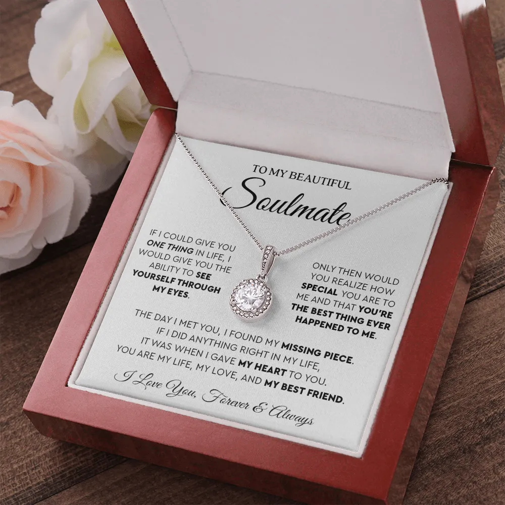To My Beautiful Soulmate | Eternal Hope Necklace