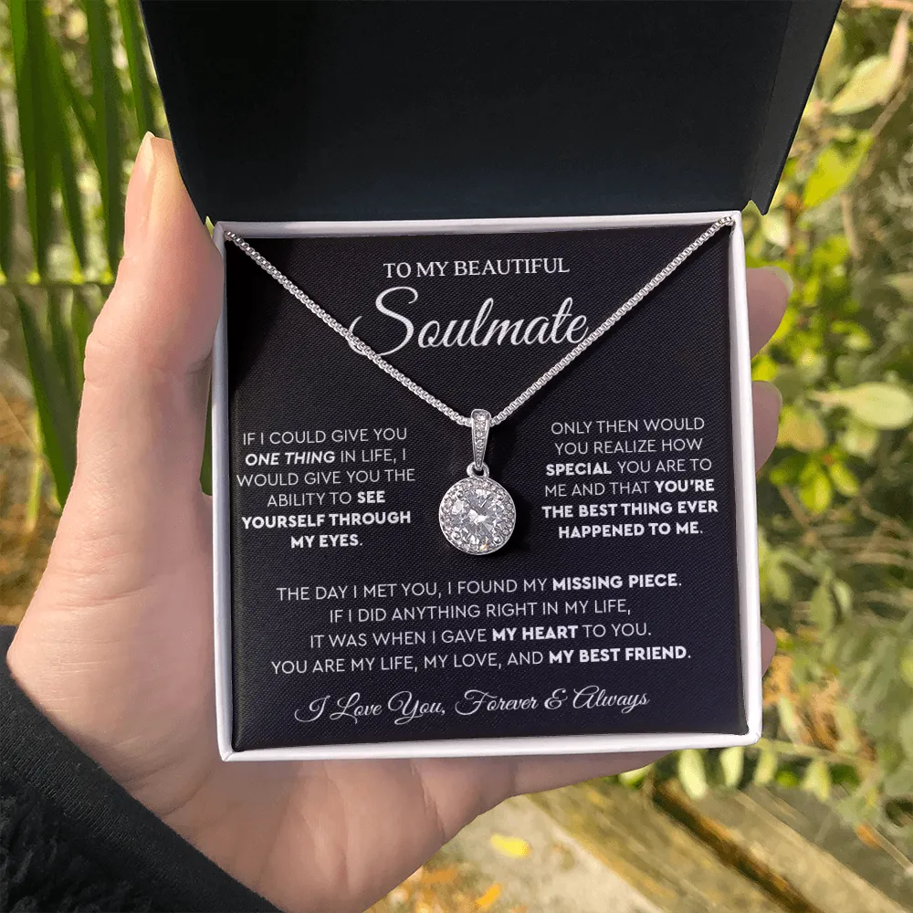 To My Beautiful Soulmate | Eternal Hope Necklace