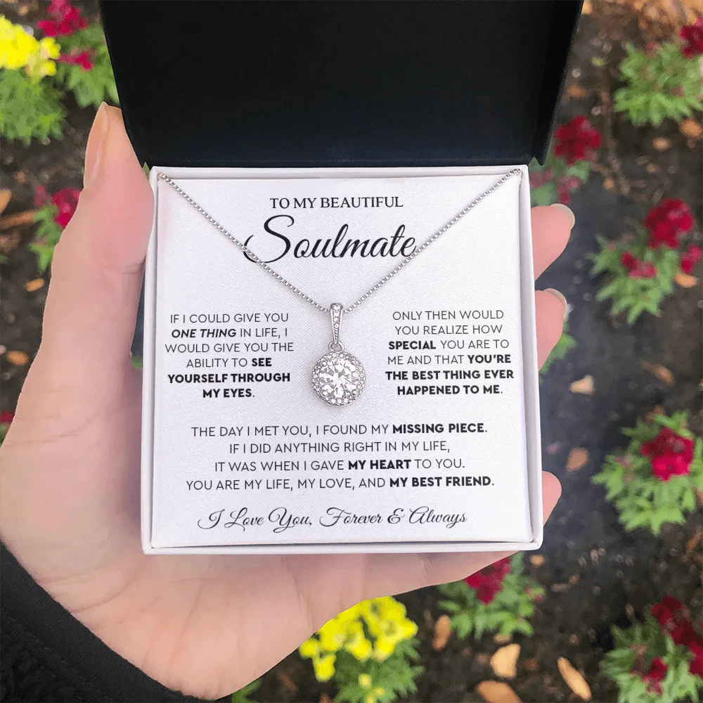 To My Beautiful Soulmate | Eternal Hope Necklace