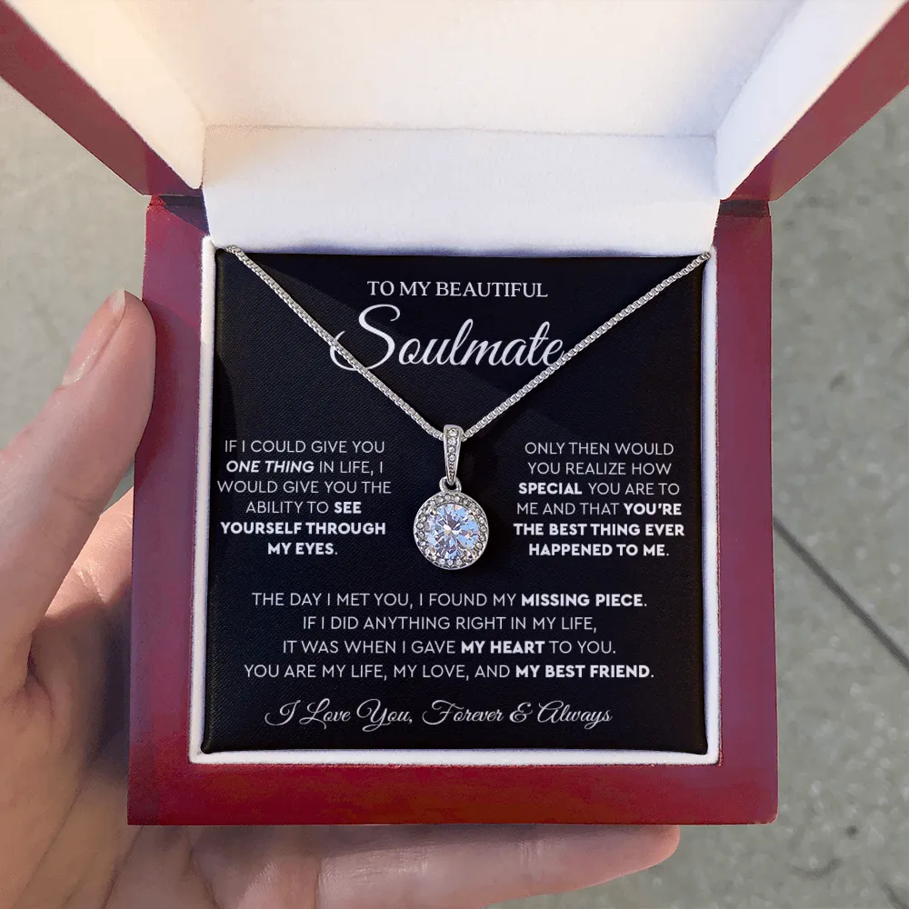 To My Beautiful Soulmate | Eternal Hope Necklace