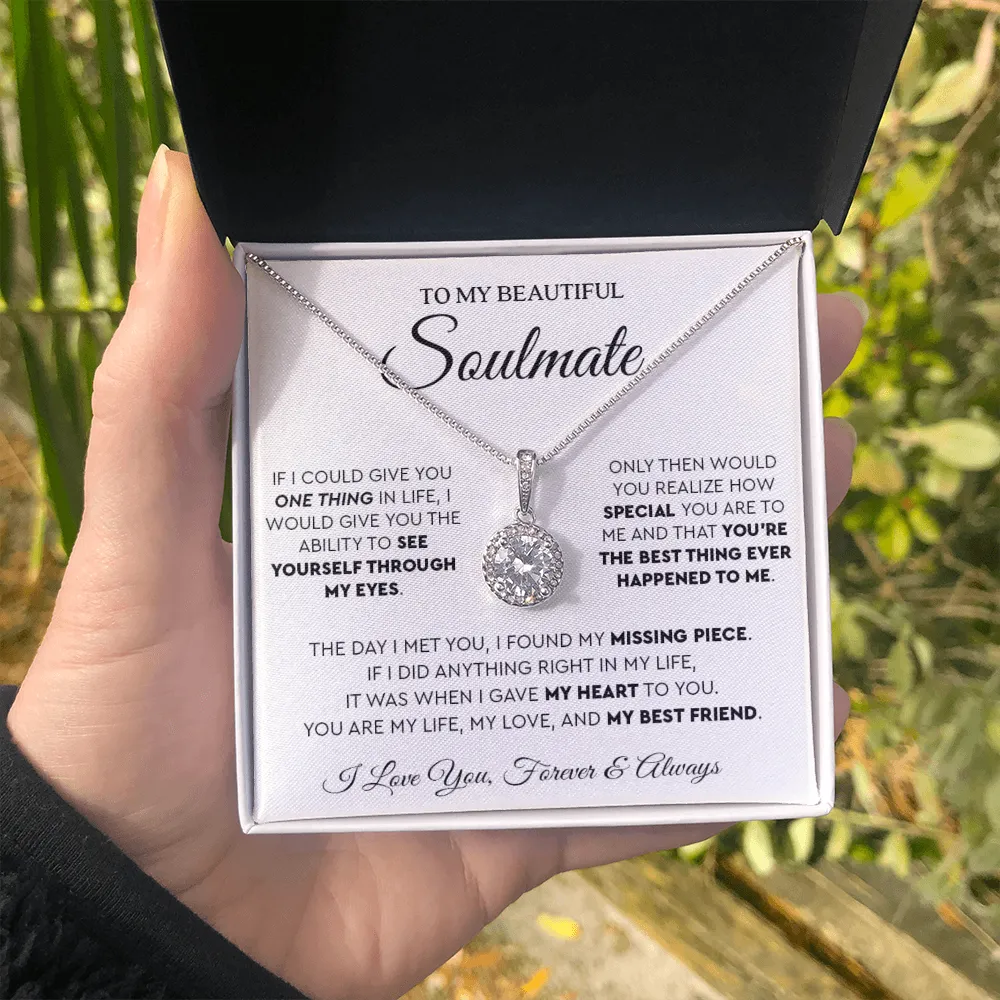 To My Beautiful Soulmate | Eternal Hope Necklace
