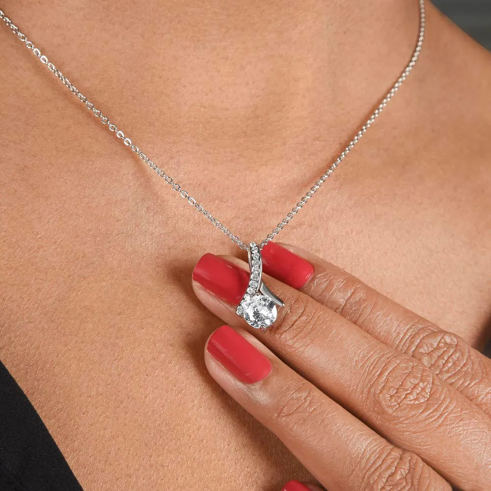 To My Bonus Daughter | Blessed and Grateful | Alluring Beauty Necklace