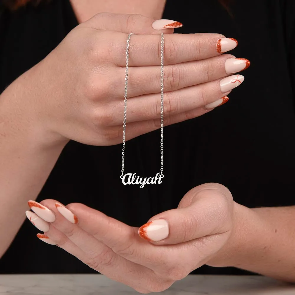 To My Daughter | Personalized Name Necklace | Most Beautiful Chapter