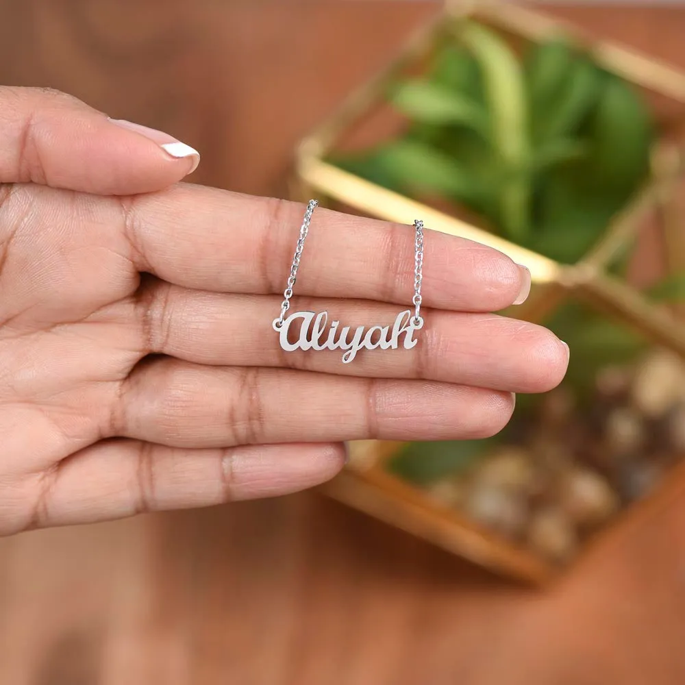 To My Daughter | Personalized Name Necklace | Most Beautiful Chapter