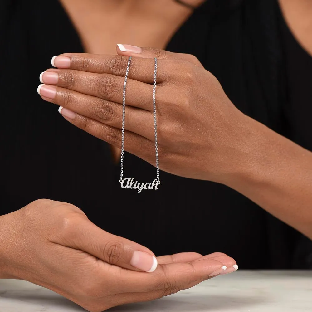 To My Daughter | Personalized Name Necklace | Most Beautiful Chapter