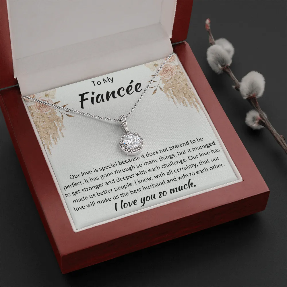 To My Fiancee Hope Necklace