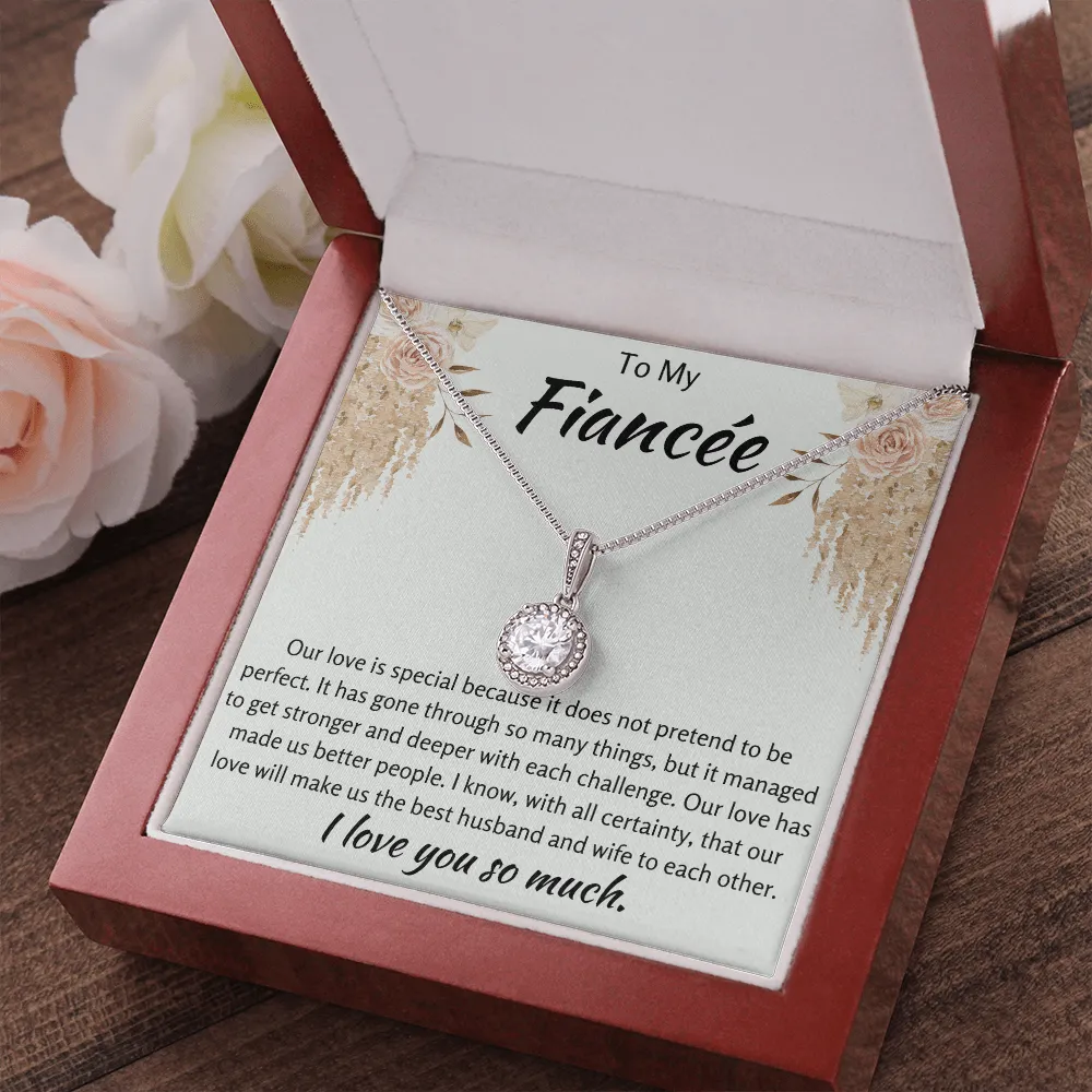 To My Fiancee Hope Necklace