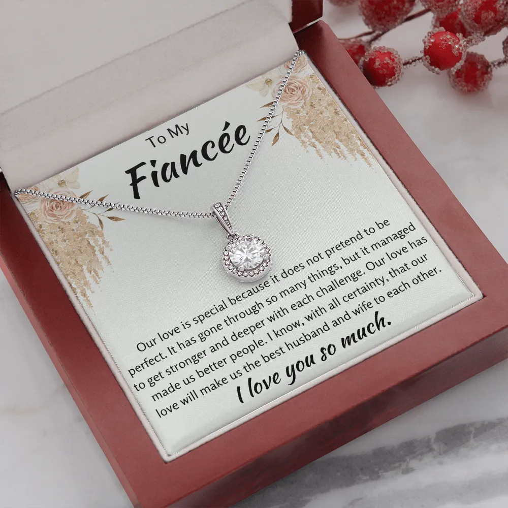To My Fiancee Hope Necklace