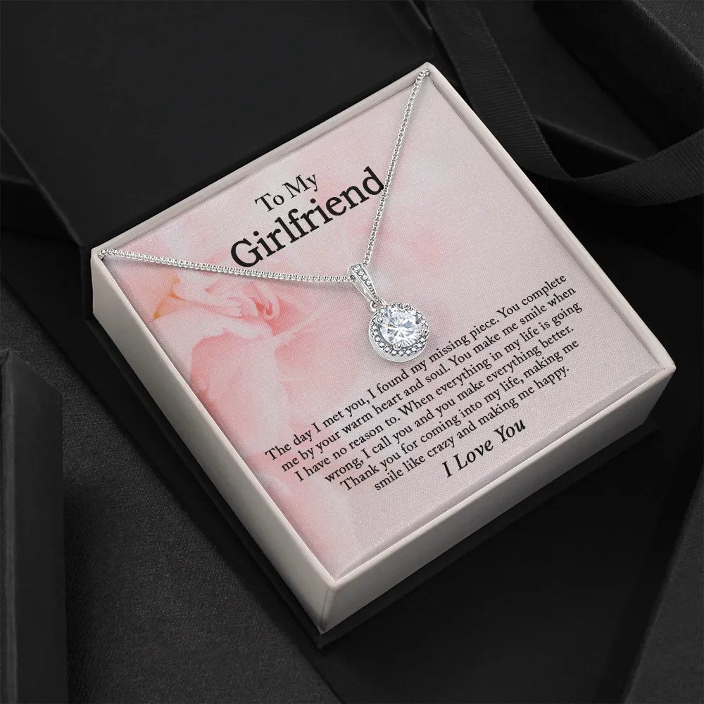 To My Girlfriend Necklace, Anniversary Gift for Girlfriend, Girlfriend Necklace, Girlfriend Birthday, Valentines Day Gift For Girlfriend