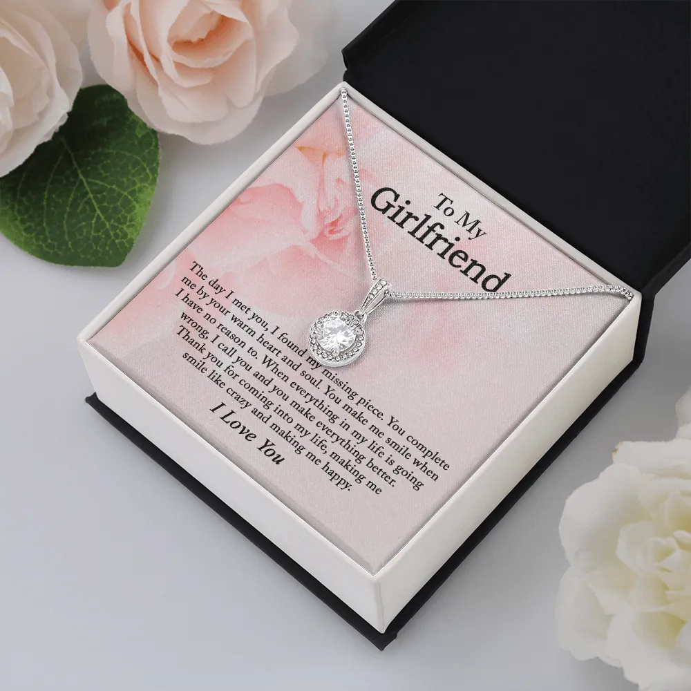 To My Girlfriend Necklace, Anniversary Gift for Girlfriend, Girlfriend Necklace, Girlfriend Birthday, Valentines Day Gift For Girlfriend