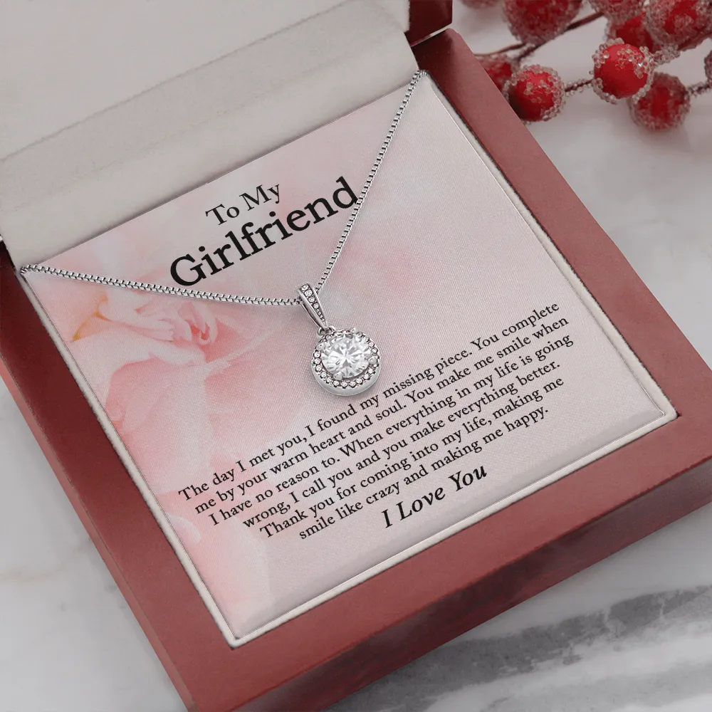 To My Girlfriend Necklace, Anniversary Gift for Girlfriend, Girlfriend Necklace, Girlfriend Birthday, Valentines Day Gift For Girlfriend