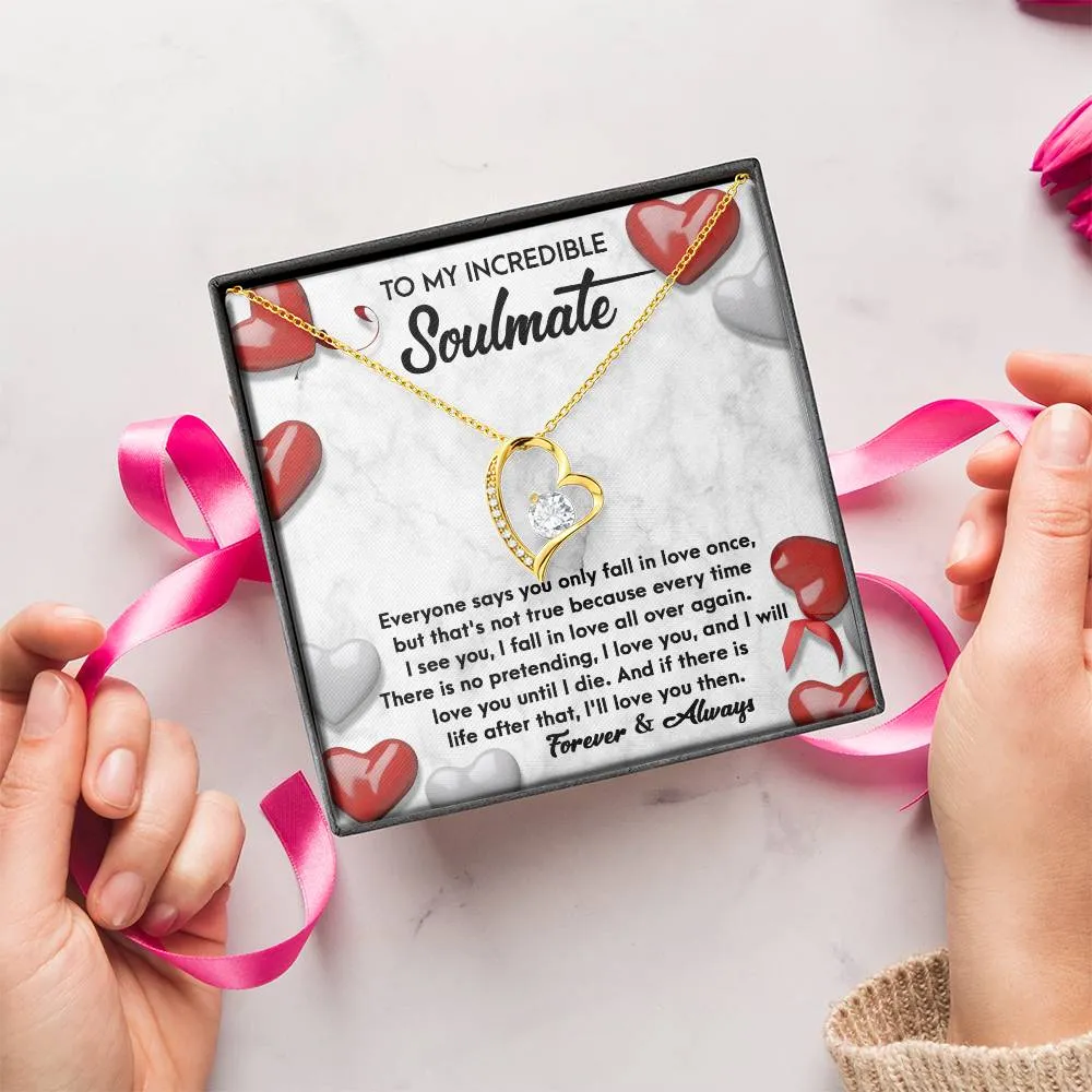 To My Incredible Soulmate Forever & Always | Forever Love Necklace