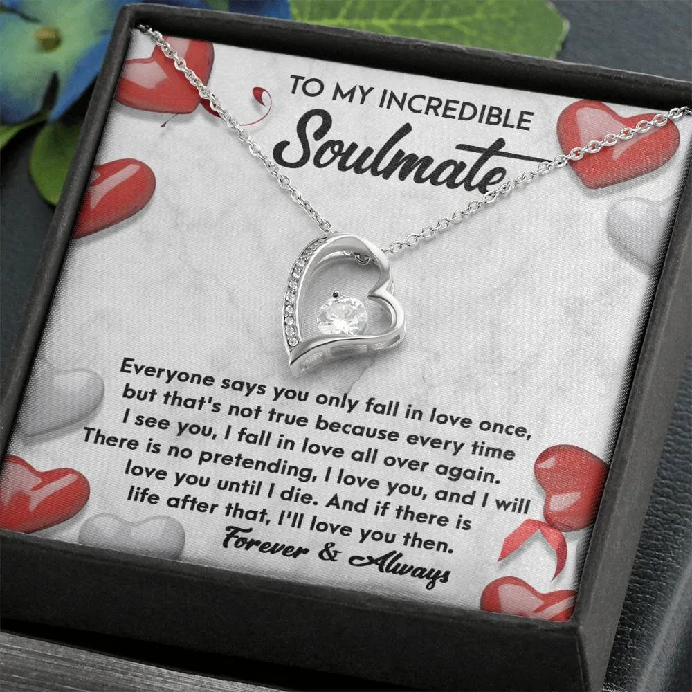 To My Incredible Soulmate Forever & Always | Forever Love Necklace