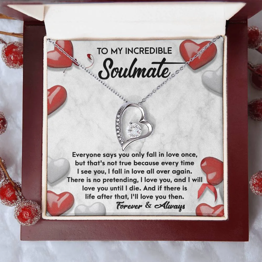 To My Incredible Soulmate Forever & Always | Forever Love Necklace