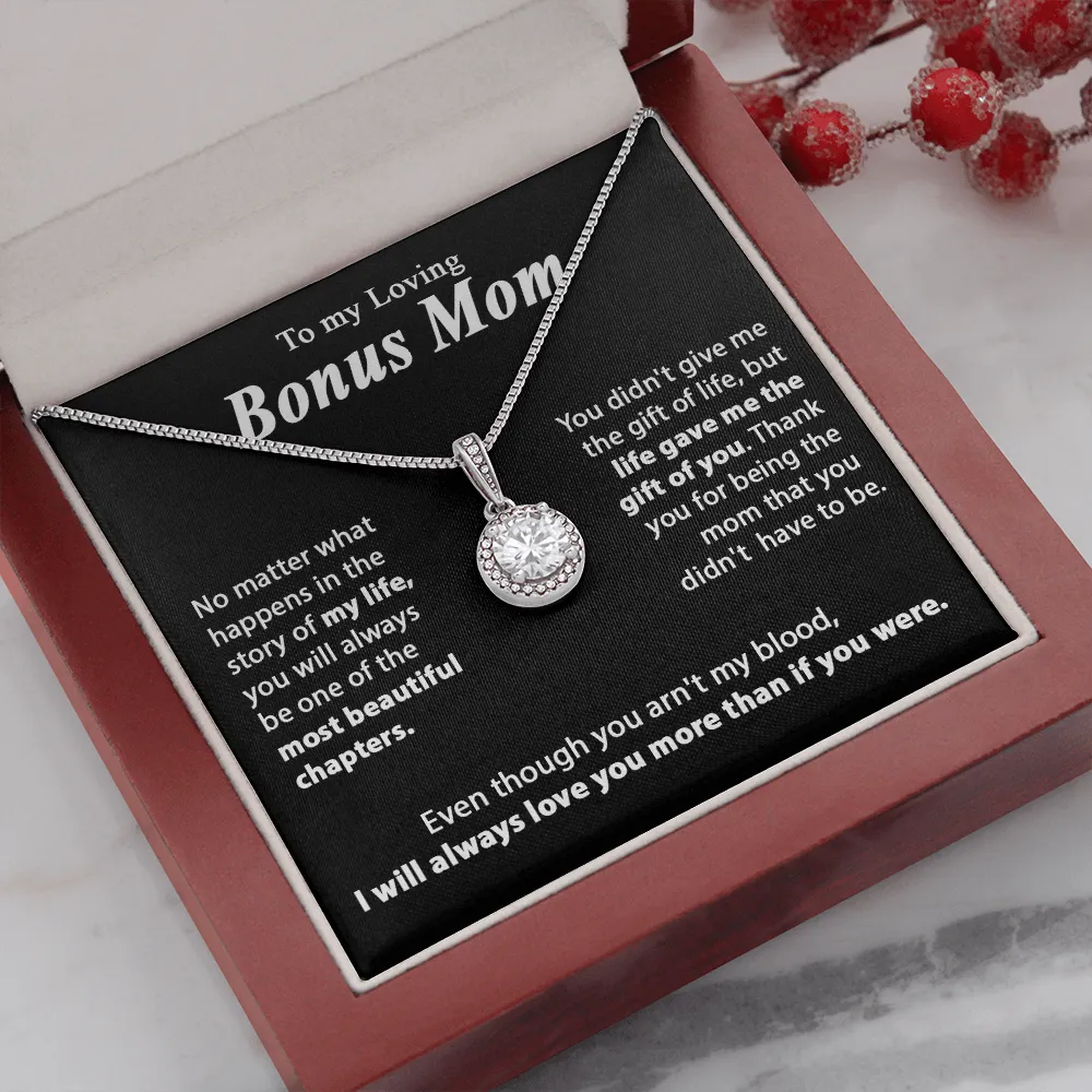 To my Loving Bonus Mom / Eternal Hope Necklace