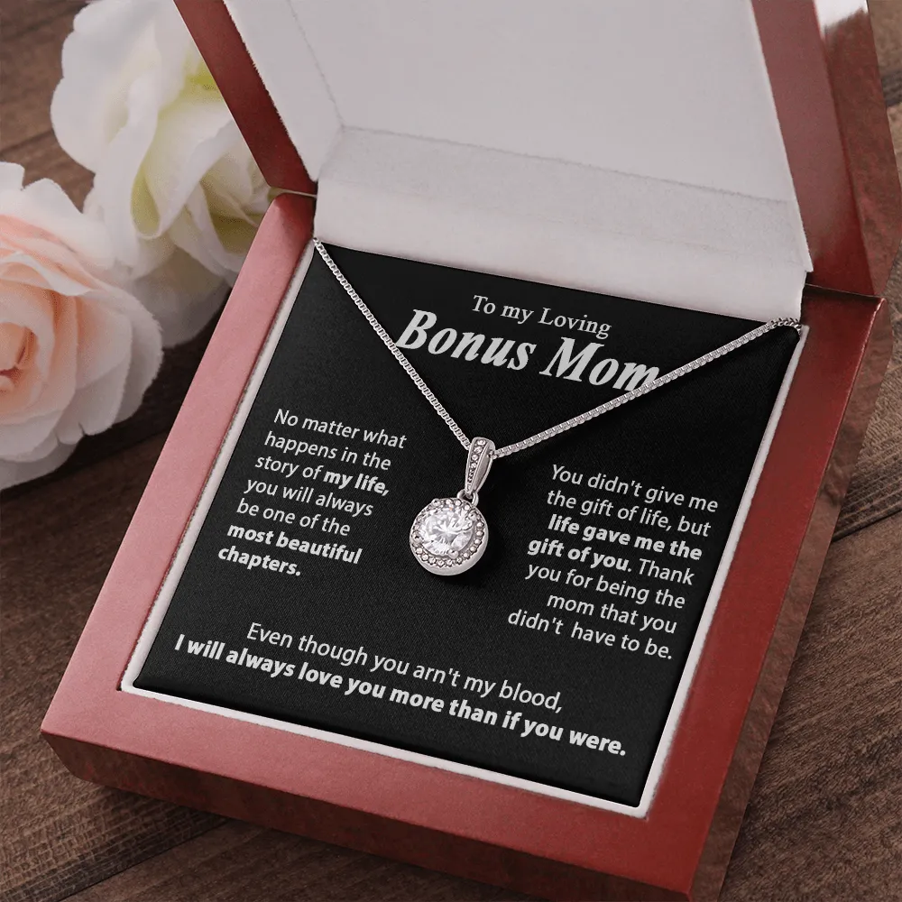 To my Loving Bonus Mom / Eternal Hope Necklace