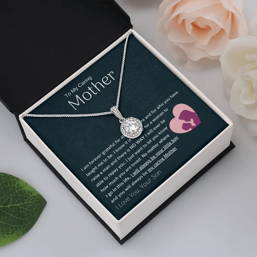 To My Loving Mother - You are my sunshine, I will always be your little boy (Extremely High Demand) - Eternal Hope Necklace