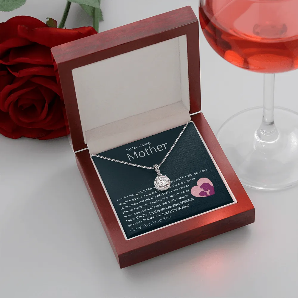 To My Loving Mother - You are my sunshine, I will always be your little boy (Extremely High Demand) - Eternal Hope Necklace