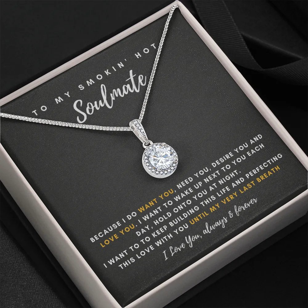To My Smokin' Hot Wife - Thank You For Being The Love Of My Life! (3) (Extremely High Demand) - Eternal Hope Necklace