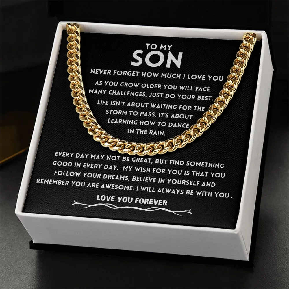 To My Son As You Grow Older
