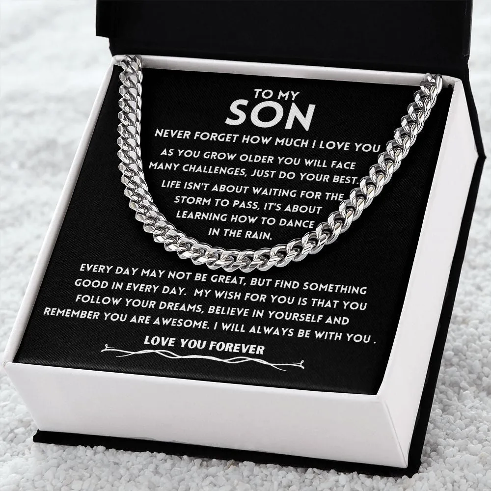 To My Son As You Grow Older