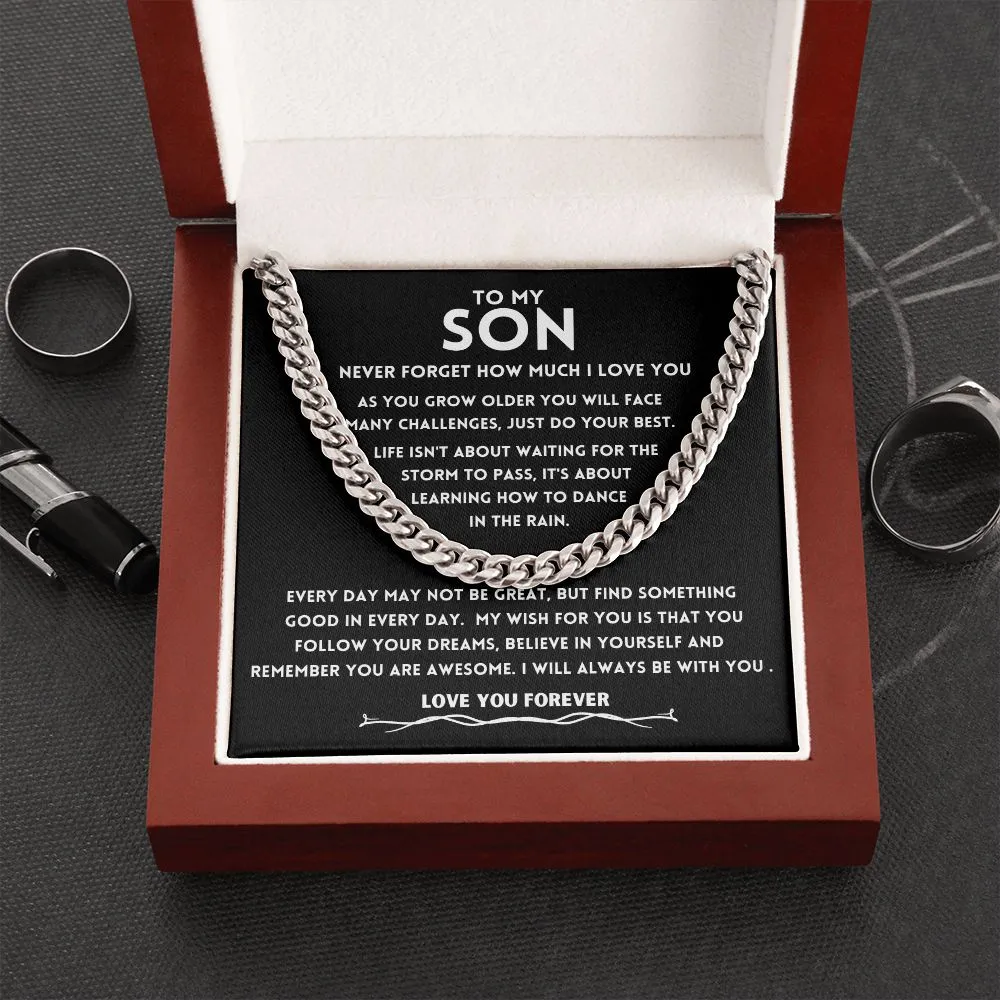 To My Son As You Grow Older