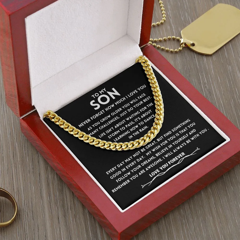 To My Son As You Grow Older