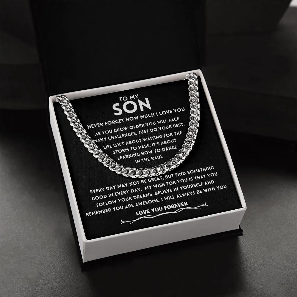 To My Son As You Grow Older