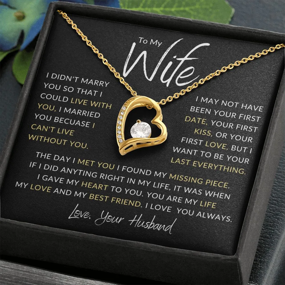 To My Wife The Day I Met You