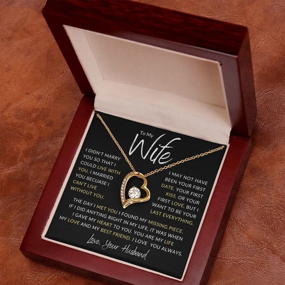 To My Wife The Day I Met You