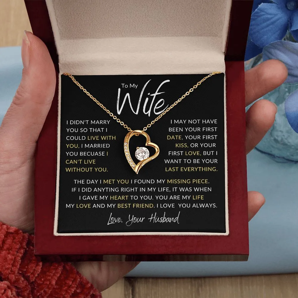 To My Wife The Day I Met You