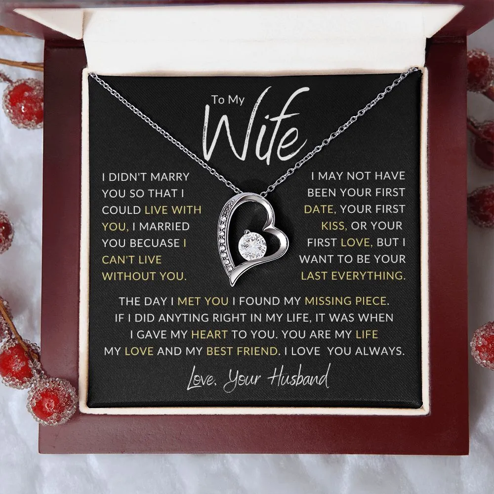 To My Wife The Day I Met You