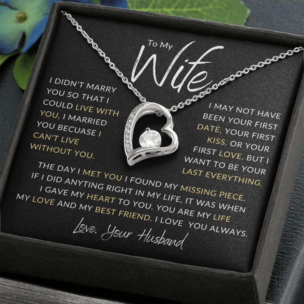 To My Wife The Day I Met You