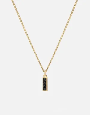 Totem Spinels Necklace, Gold Vermeil
