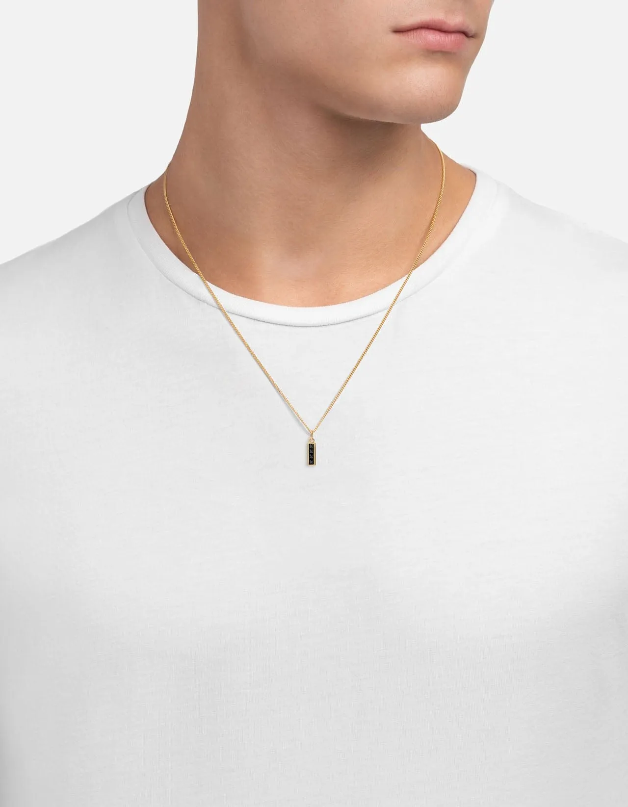 Totem Spinels Necklace, Gold Vermeil