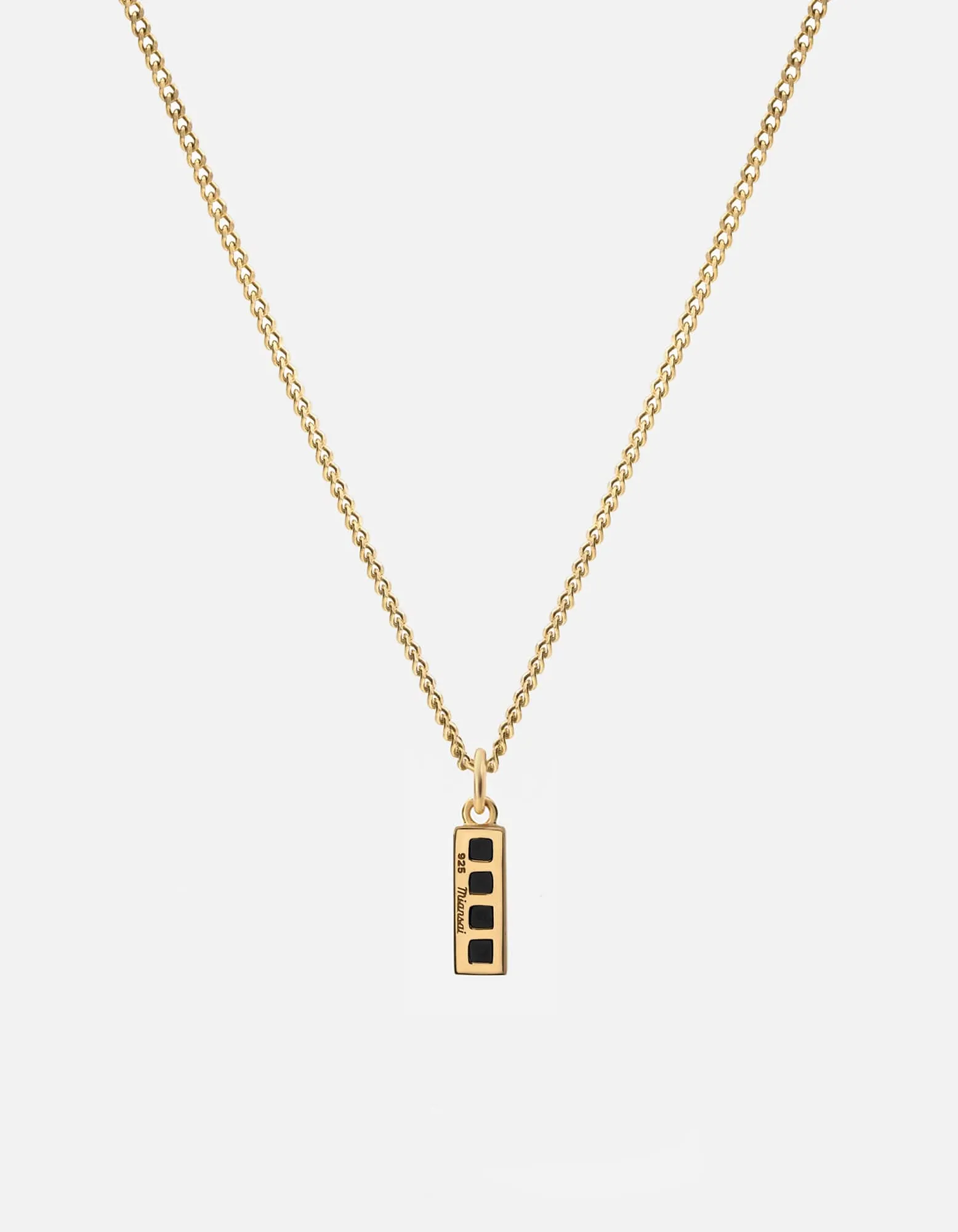 Totem Spinels Necklace, Gold Vermeil