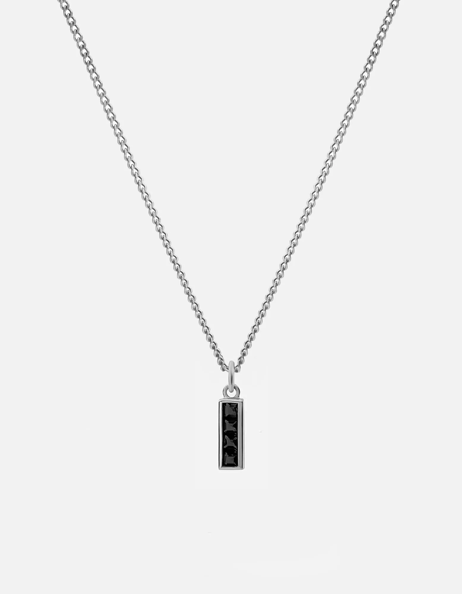 Totem Spinels Necklace, Sterling Silver