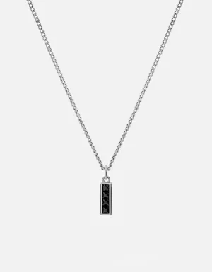 Totem Spinels Necklace, Sterling Silver