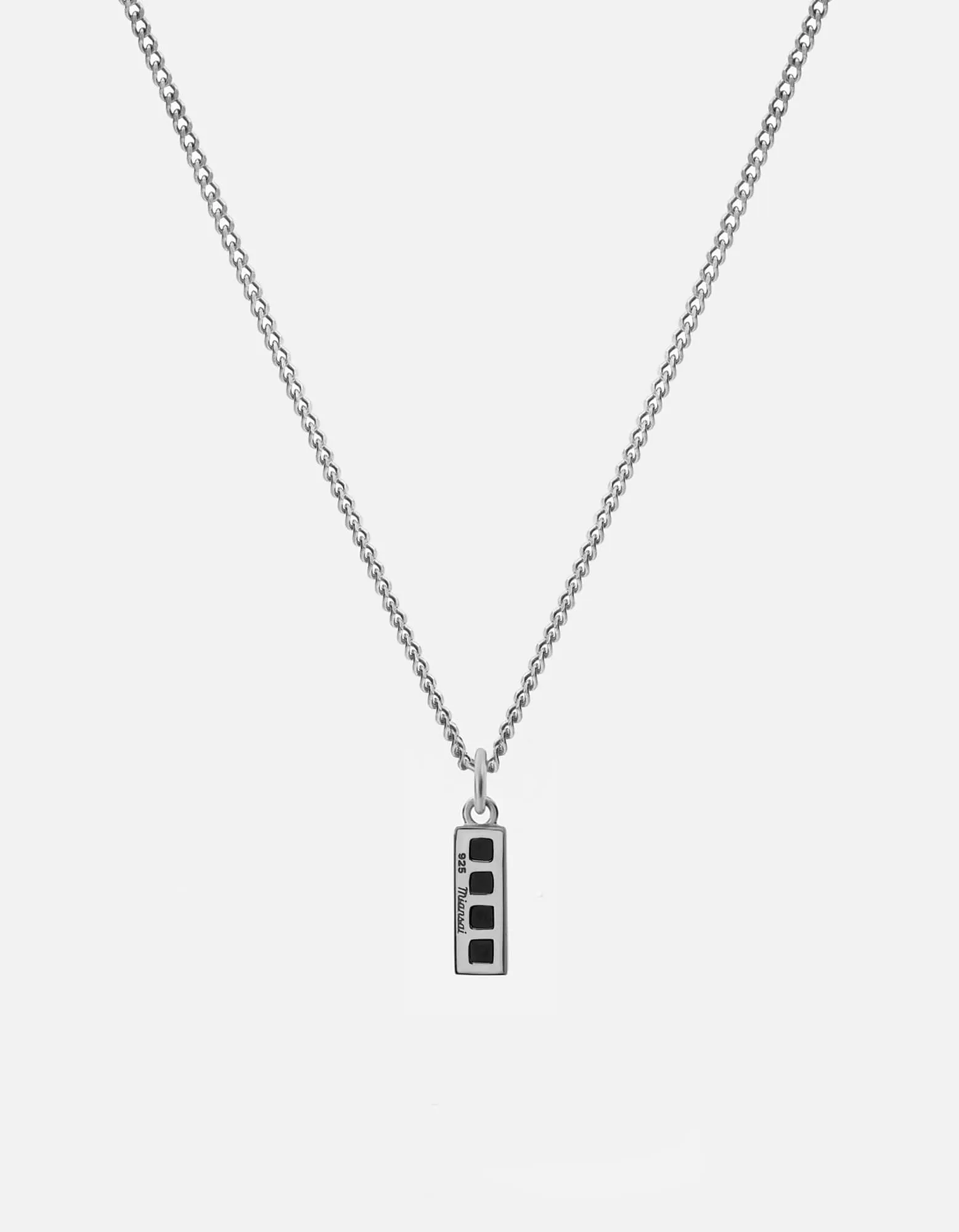 Totem Spinels Necklace, Sterling Silver