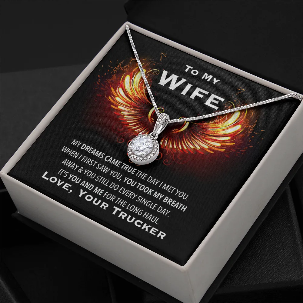 Trucker's Wife Eternal Love Valentine's Necklace