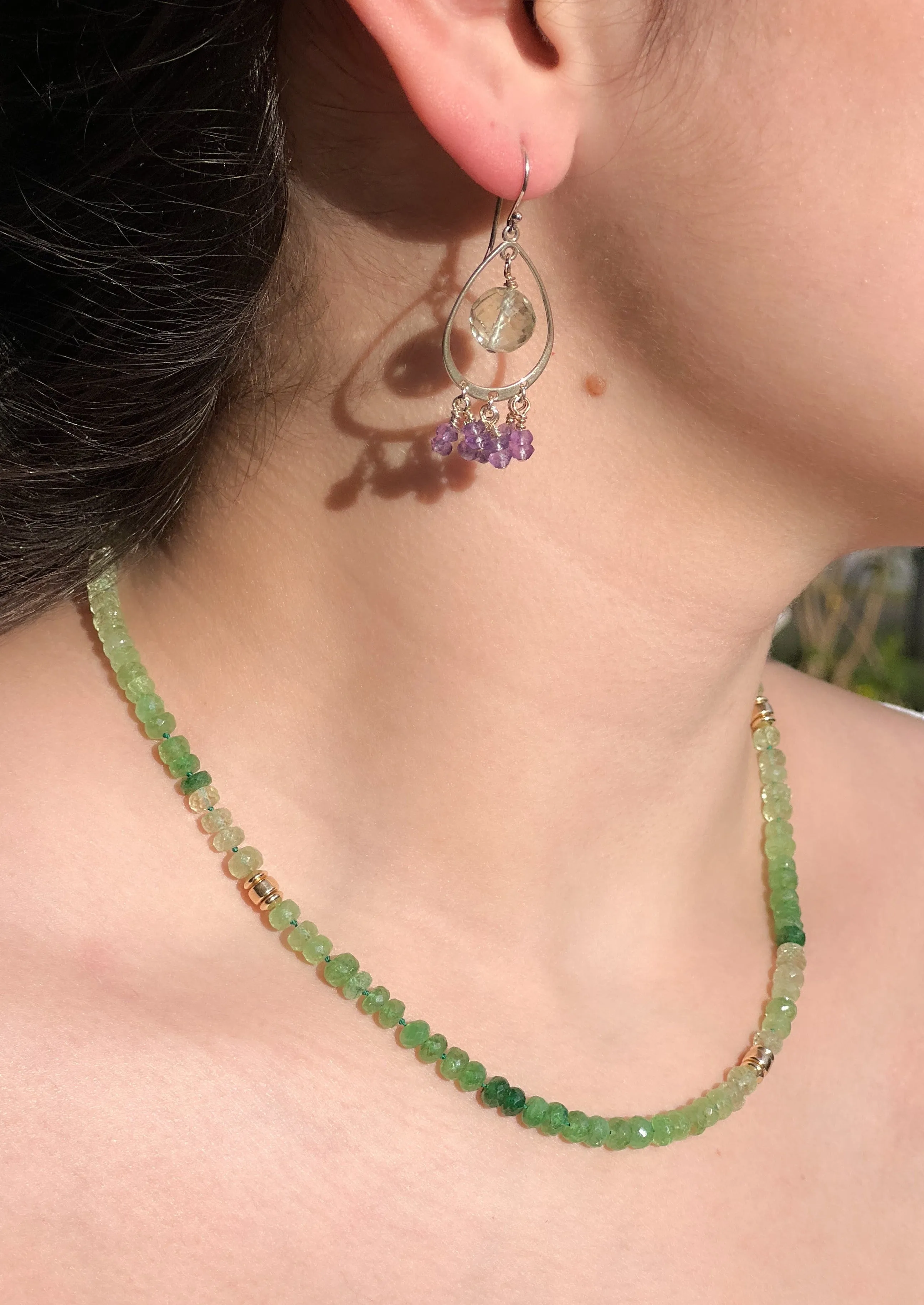 Tsavorite Ombre Necklace