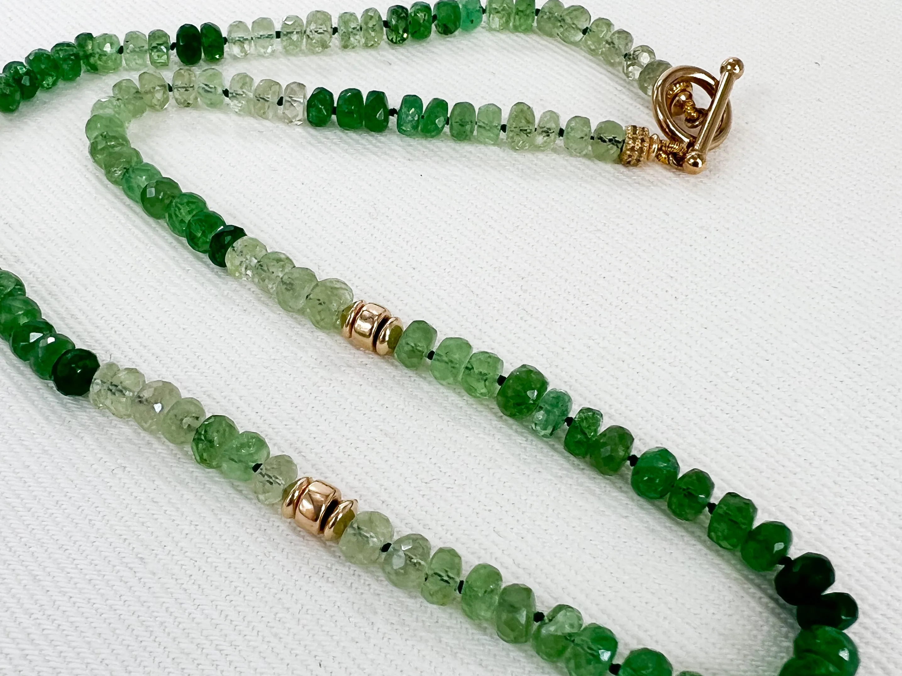 Tsavorite Ombre Necklace