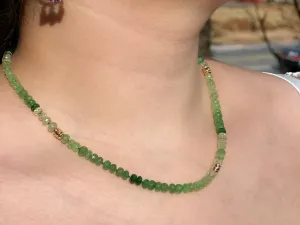 Tsavorite Ombre Necklace