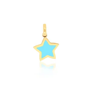 Turquoise Star Charm