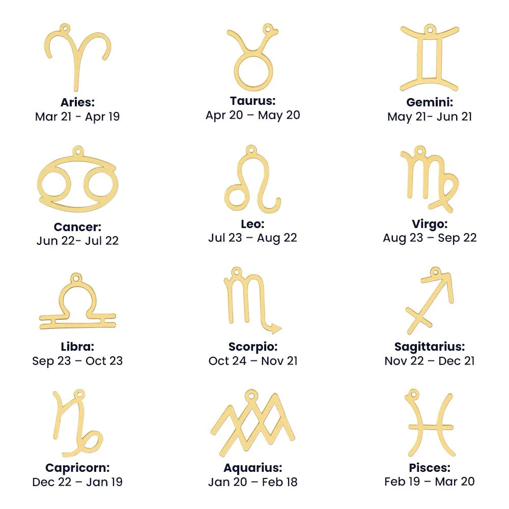 Virgo Sign Necklace