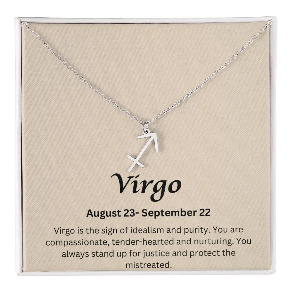 Virgo Sign Necklace