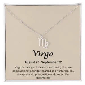 Virgo Sign Necklace